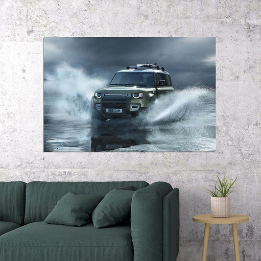 Land Rover Defender 90 D240 Se Adventure Pack Poster Wall Art Print Home Wall Decor - xonomax
