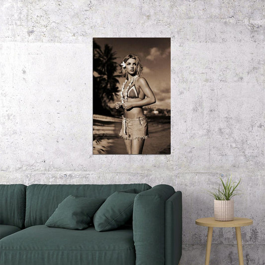 Young Britney Spears Artist Vintage Picture Poster Wall Art Print Home Wall Decor - xonomax