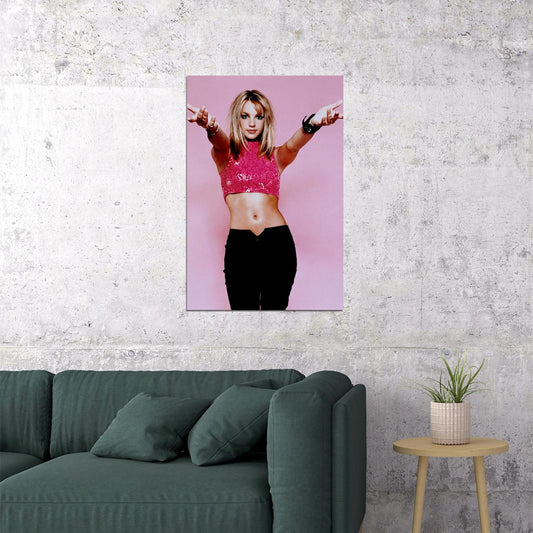 Young Britney Spears Actor Producer Artist Dancer Poster Wall Art Print Home Wall Decor - xonomax
