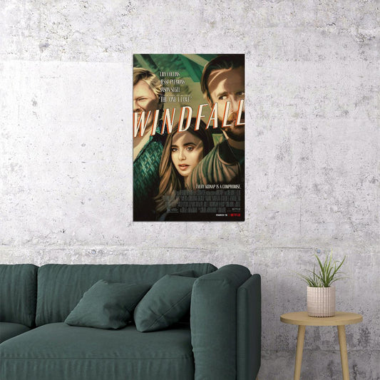 Windfall Movie Crime Drama Thriller Poster Wall Art Print Home Wall Decor - xonomax