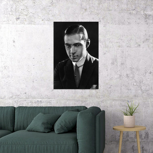 Rudolph Valentino American Movie Actor Vintage Poster Wall Art Print Home Wall Decor - xonomax