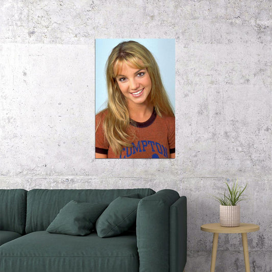 Young Britney Spears Producer Artist Actor Dancer Poster Wall Art Print Home Wall Decor - xonomax