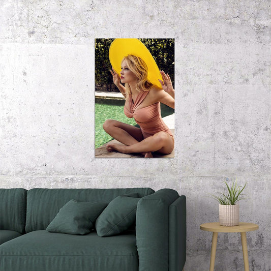 Pamela Pam Anderson Sexy Model Posing In Swimsuit Poster Wall Art Print Home Wall Decor - xonomax