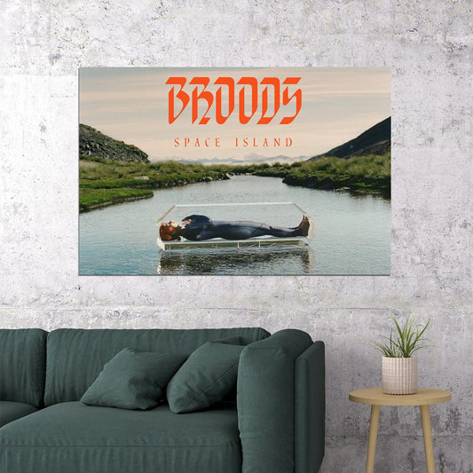 Broods Music Duo Space Island Music Album Poster Wall Art Print Home Wall Decor - xonomax