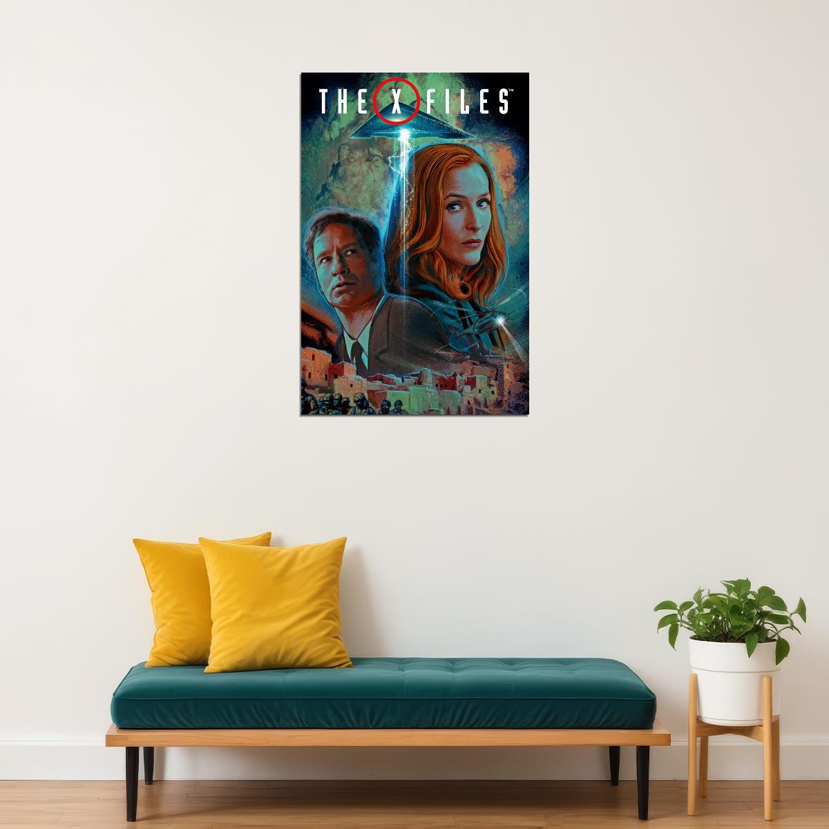 X-files Movie Mulder And Scully Crime Drama Poster Wall Art Print Home Wall Decor - xonomax
