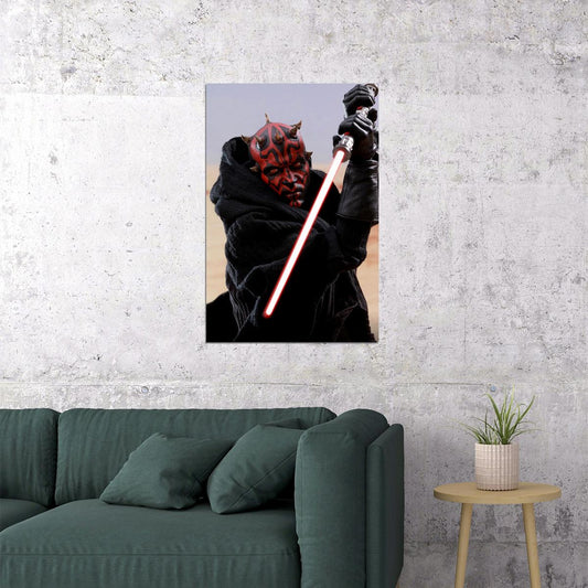 Star Wars Movie Action Darth Maul Poster Wall Art Print Home Wall Decor - xonomax