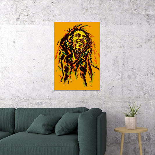 Bob Marley Natural Mystic Singer Reggae Poster Wall Art Print Home Wall Decor - xonomax