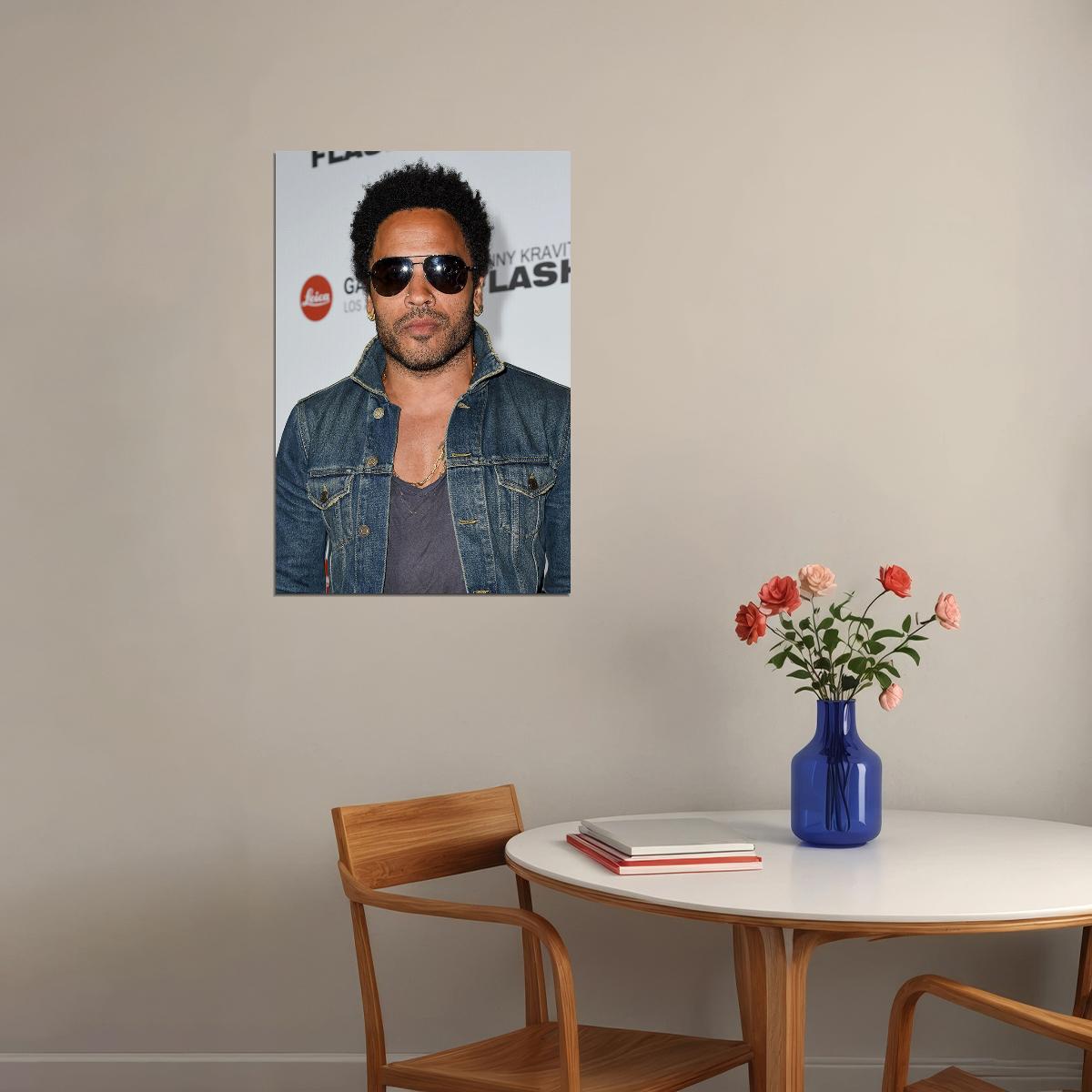 Lenny Kravitz Posed Actor Songwriter Poster Wall Art Print Home Wall Decor