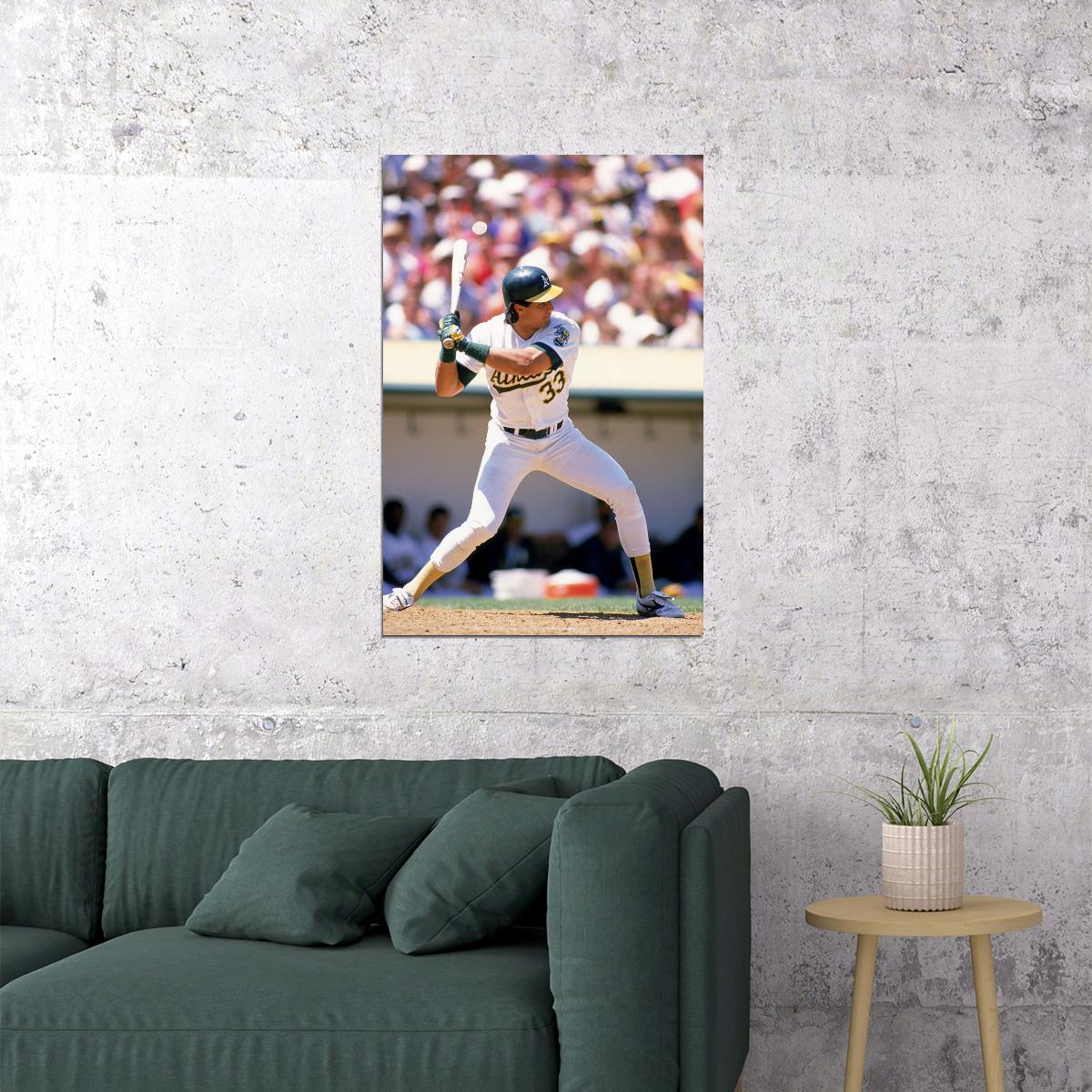 Jose Canseco Oakland Baseball Poster Wall Art Print Home Wall Decor