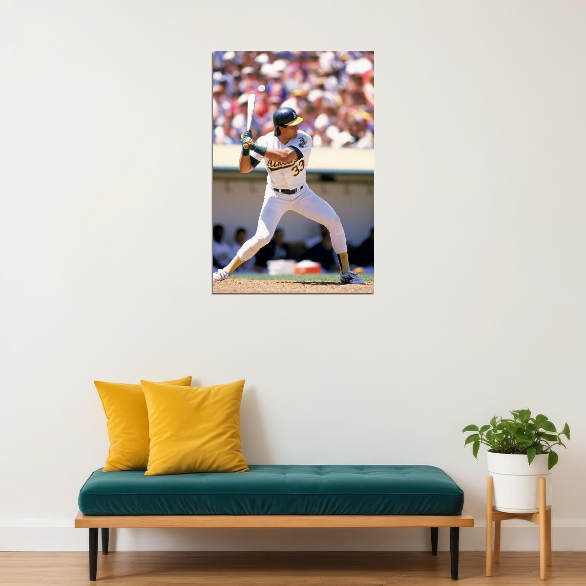 Jose Canseco Oakland Baseball Poster Wall Art Print Home Wall Decor