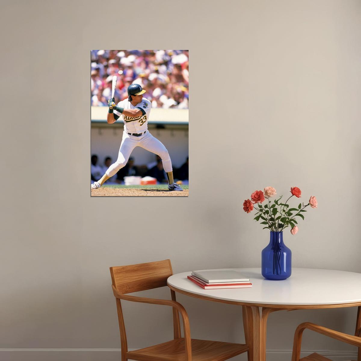 Jose Canseco Oakland Baseball Poster Wall Art Print Home Wall Decor