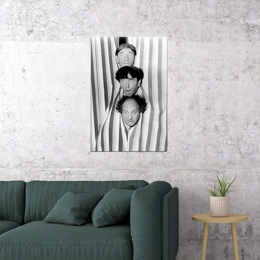 Three Stooges Movie Got Nyuk? Comedy Poster Wall Art Print Home Wall Decor - xonomax