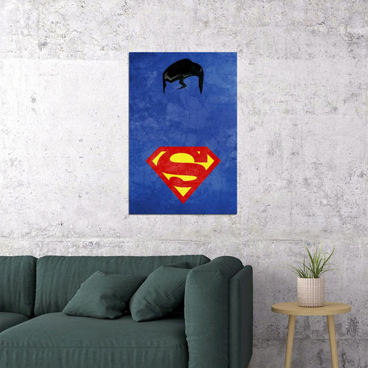 Superman Logo Tv Comics Symbol Icon Poster Wall Art Print Home Wall Decor - xonomax