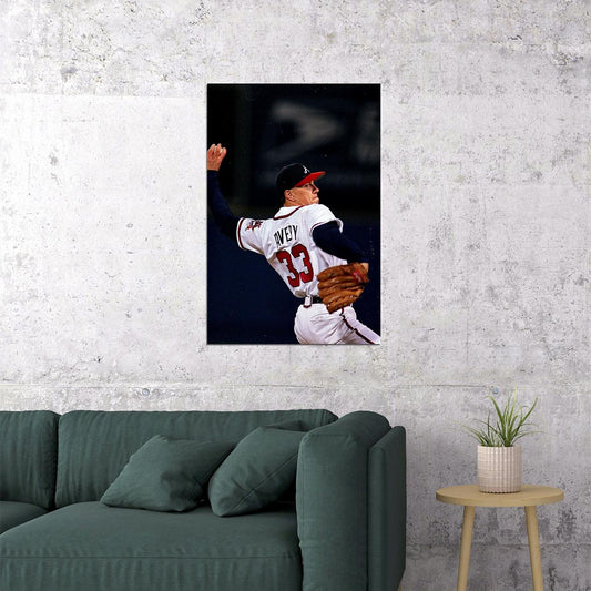 Baseball Steve Avery Atlanta Sport Poster Wall Art Print Home Wall Decor - xonomax