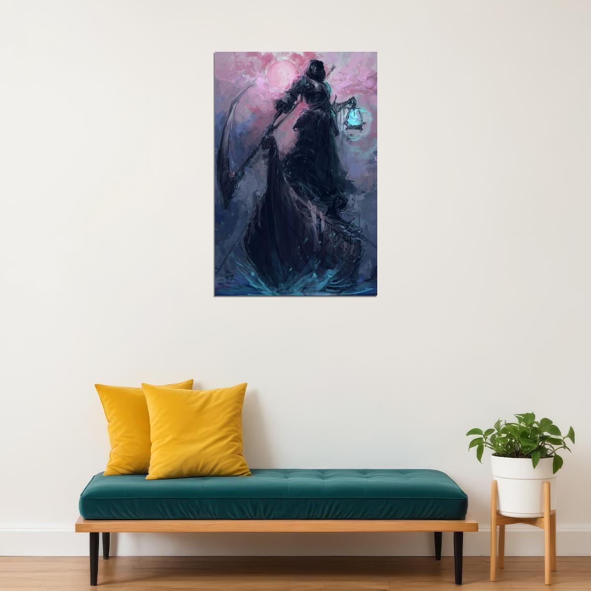 Deliverance Grim Reaper Horror Fantasy Night Poster Wall Art Print Home Wall Decor - xonomax