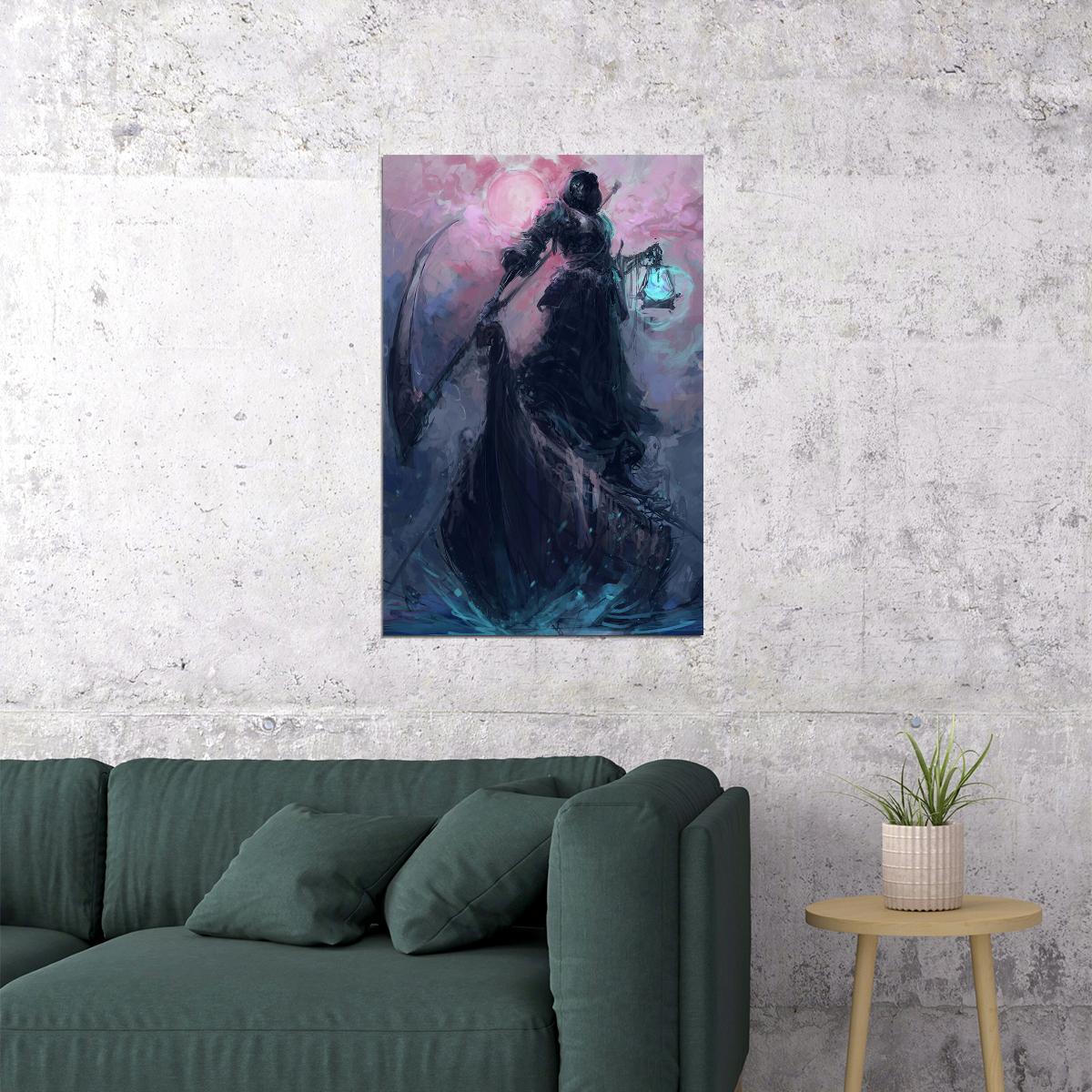 Deliverance Grim Reaper Horror Fantasy Night Poster Wall Art Print Home Wall Decor - xonomax