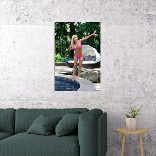 Jenny Mccarthy Naughty But Nice Female Poster Wall Art Print Home Wall Decor - xonomax