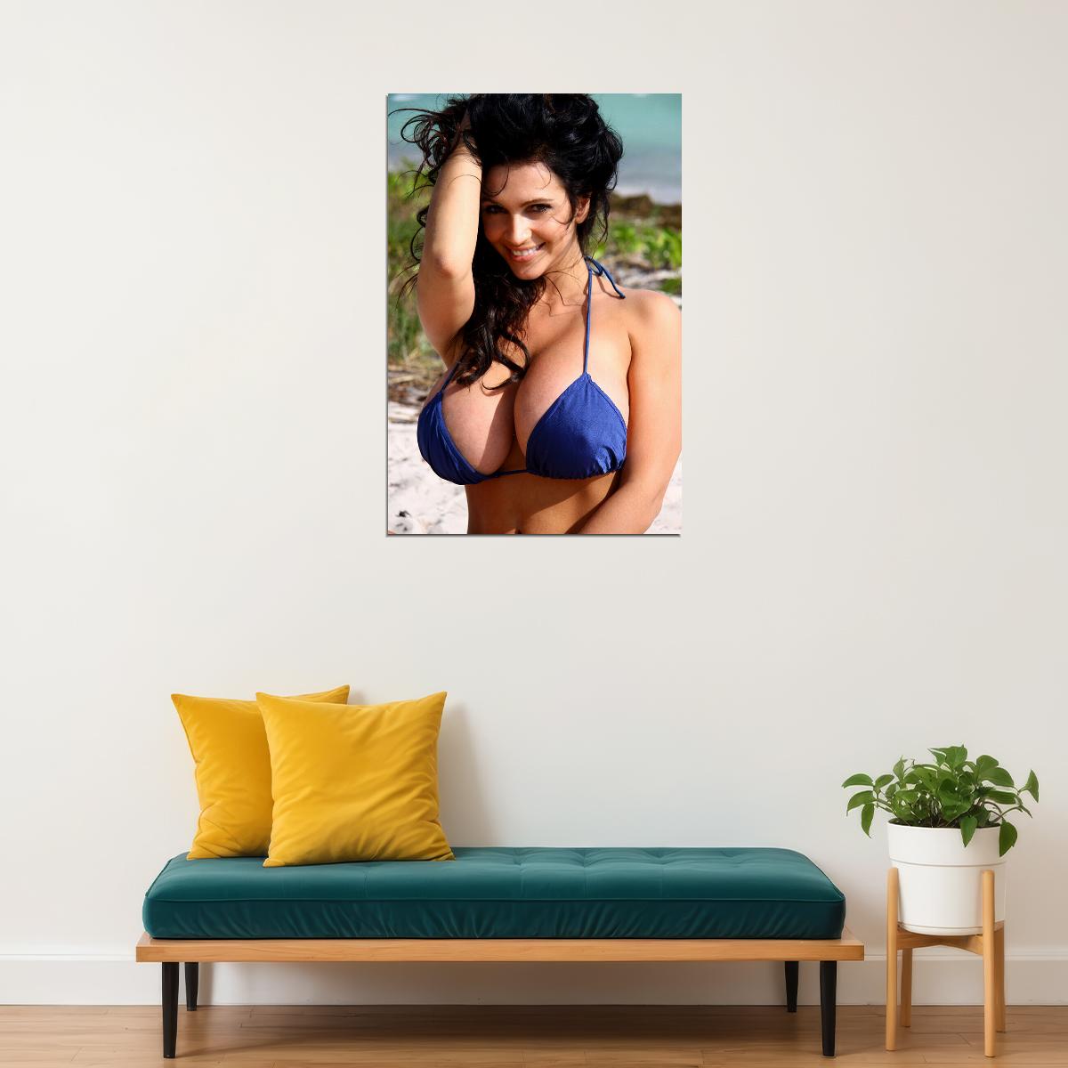 Denise Milani Sexy Female Model Poster Wall Art Print Home Wall Decor - xonomax