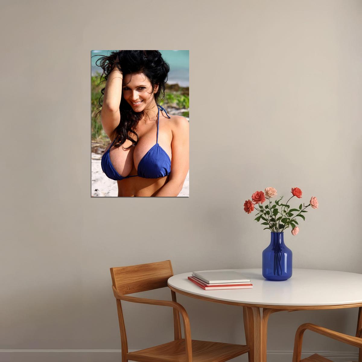 Denise Milani Sexy Female Model Poster Wall Art Print Home Wall Decor - xonomax