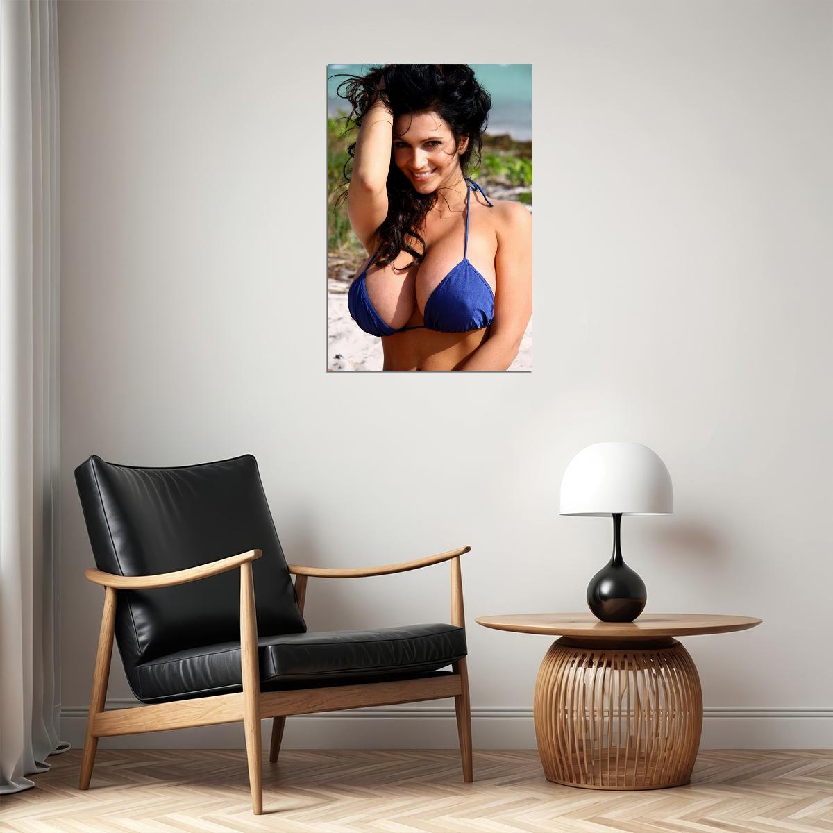 Denise Milani Sexy Female Model Poster Wall Art Print Home Wall Decor - xonomax