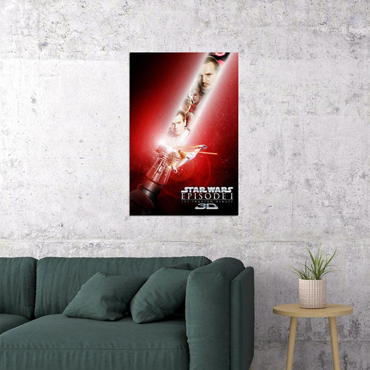 Star Wars Episode 1 Darth Maul Action Poster Wall Art Print Home Wall Decor - xonomax