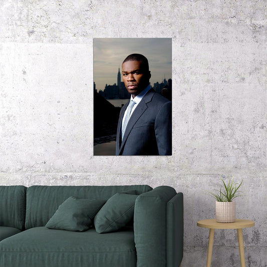 50 Cent Hip Hop Rapper Musician Handsome Poster Wall Art Print Home Wall Decor - xonomax