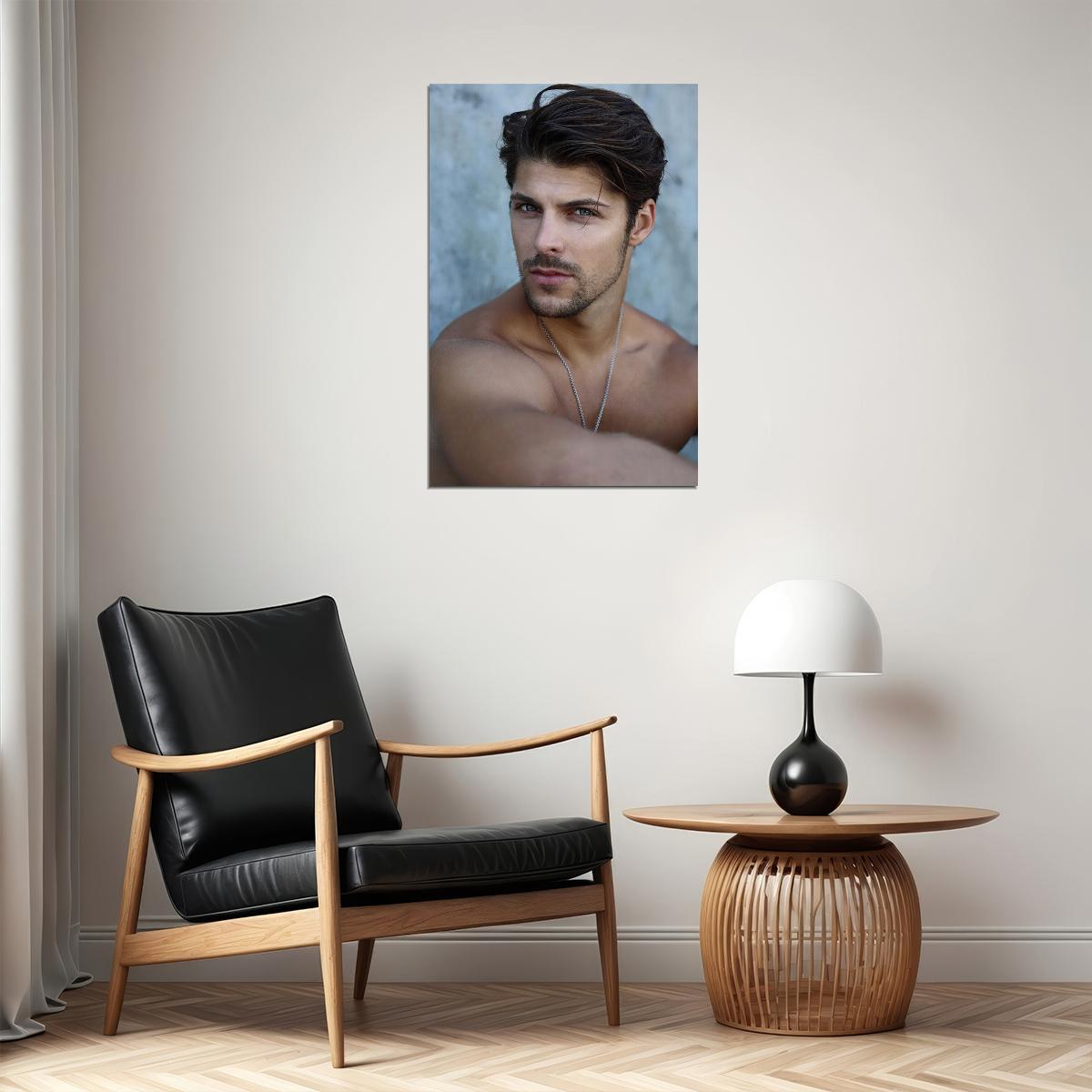 Sexy Male Model Beach Hot Man Poster Wall Art Print Home Wall Decor - xonomax