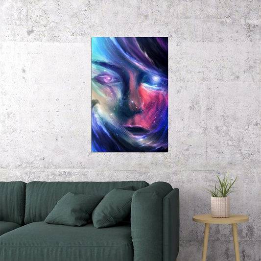 Psychedelic Galaxy Artwork Poster Wall Art Print Home Wall Decor - xonomax