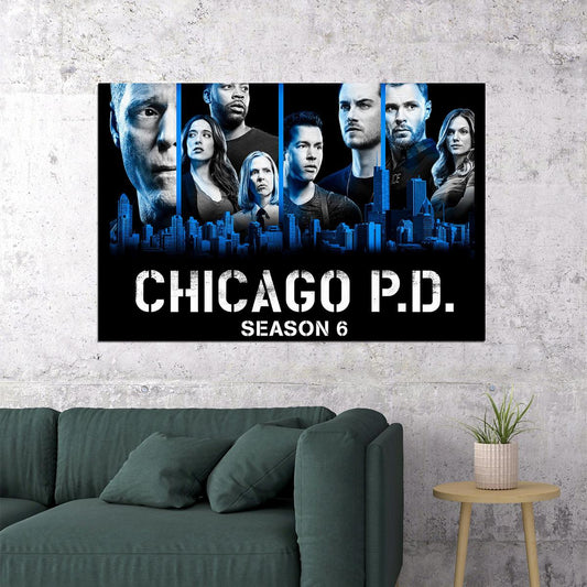 Chicago Pd Season 7 Detective Suspense Tv Series Poster Wall Art Print Home Wall Decor - xonomax