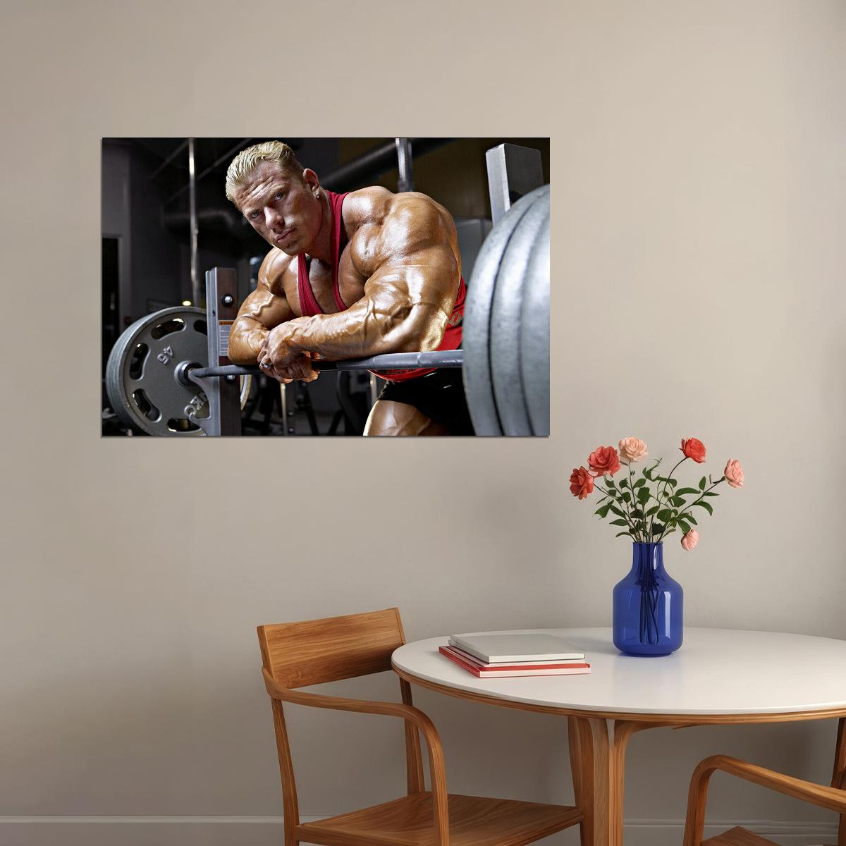 Dennis Wolf Building Great Muscle Player Gym Poster Wall Art Print Home Wall Decor - xonomax