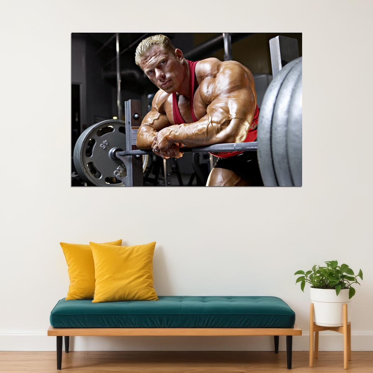 Dennis Wolf Building Great Muscle Player Gym Poster Wall Art Print Home Wall Decor - xonomax