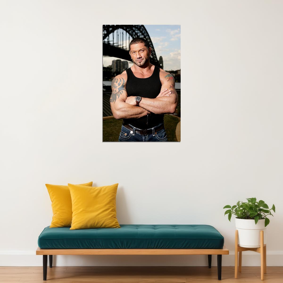 Dave Bautista Building Great Muscle Player Poster Wall Art Print Home Wall Decor - xonomax