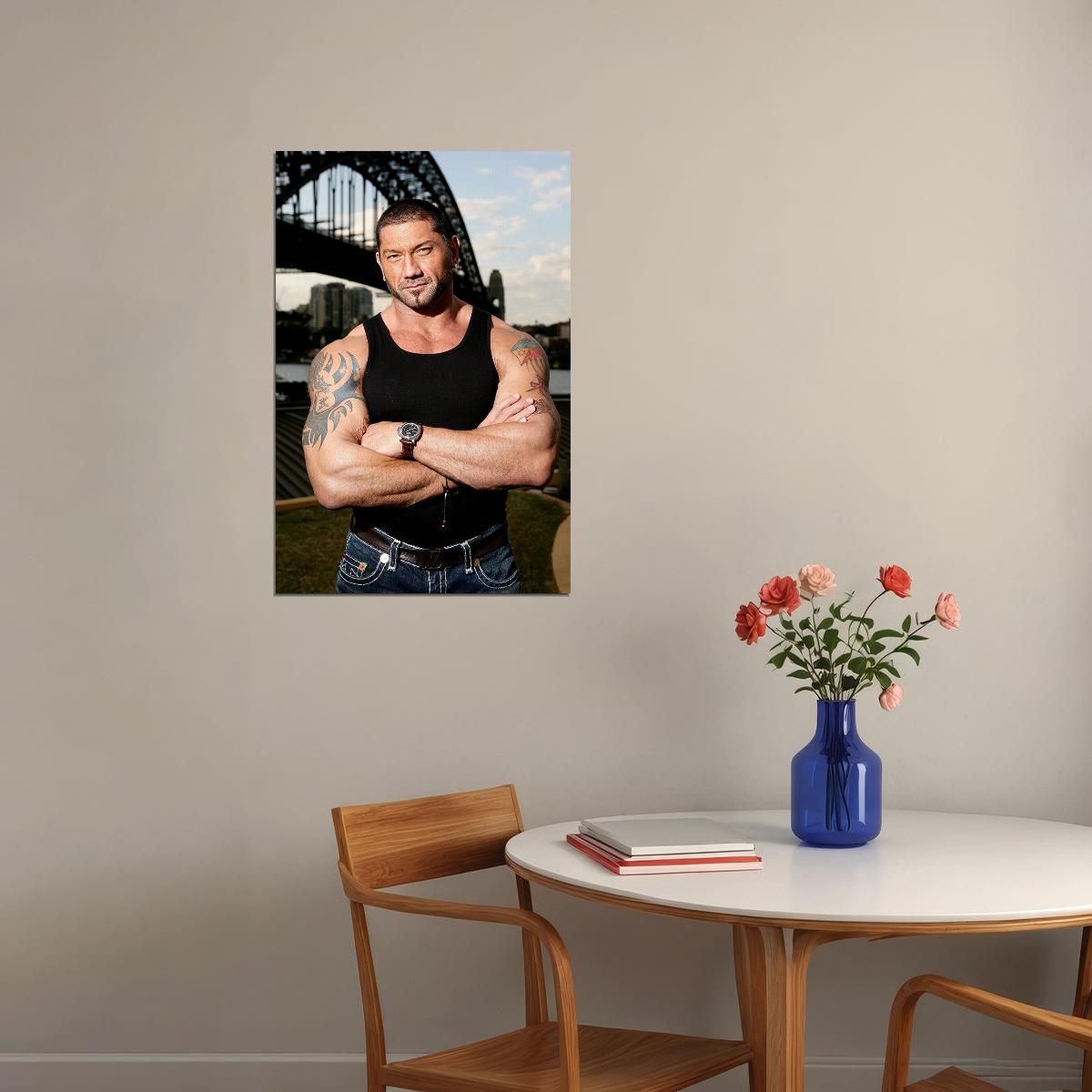 Dave Bautista Building Great Muscle Player Poster Wall Art Print Home Wall Decor - xonomax
