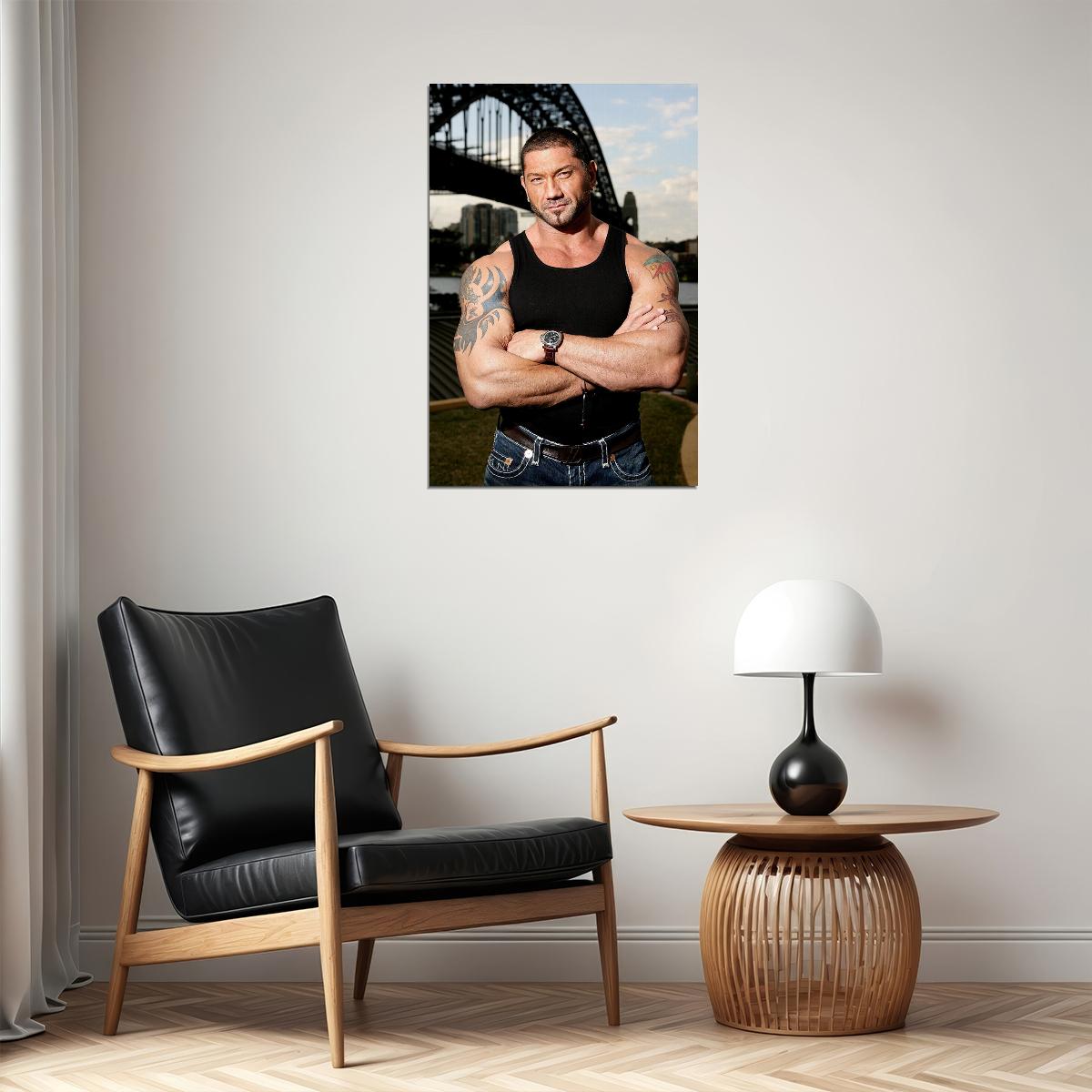 Dave Bautista Building Great Muscle Player Poster Wall Art Print Home Wall Decor - xonomax