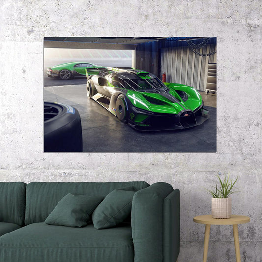 Bugatti Car Brand Automotive Manufacturer Car Poster Wall Art Print Home Wall Decor - xonomax