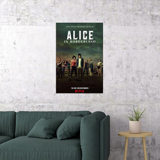 Alice In Borderland Horrible Japan Tv Series Poster Wall Art Print Home Wall Decor - xonomax