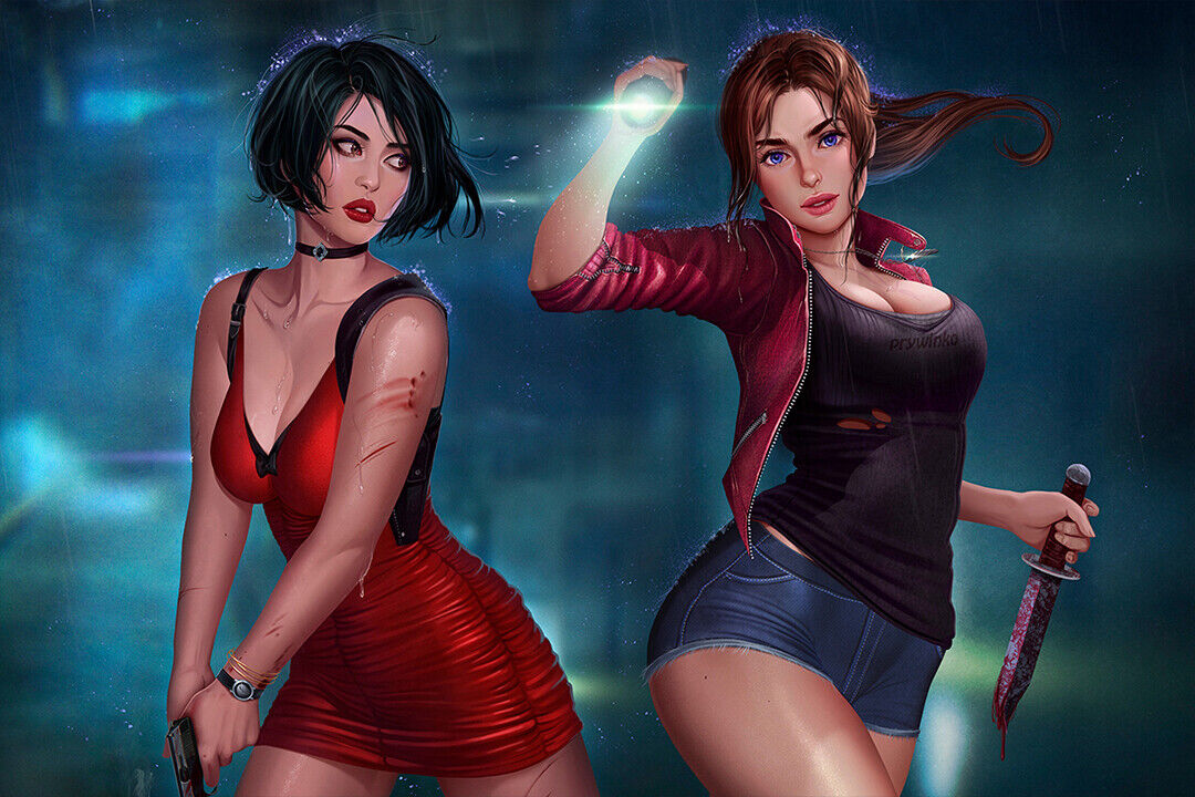 Resident Evil 2019 Ada Wong Biohazard Tv Game Poster Wall Art Print Home Wall Decor