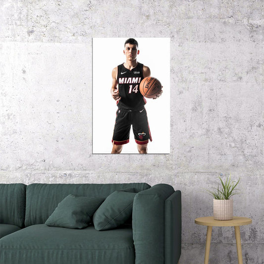 Tyler Herro Miami Basketball Star Poster Wall Art Print Home Wall Decor - xonomax