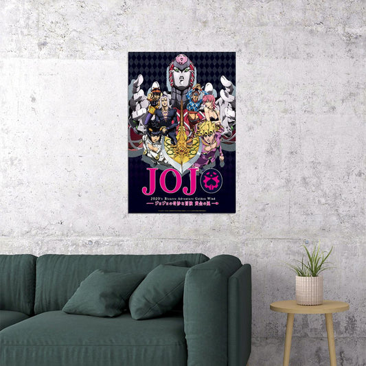 Jojo Bizarre Adventure Fight Japan Anime Poster Wall Art Print Home Wall Decor - xonomax