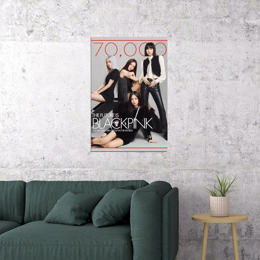 Black Pink Jennie Rose Lisa Jisoo Kpop Singer Poster Wall Art Print Home Wall Decor - xonomax