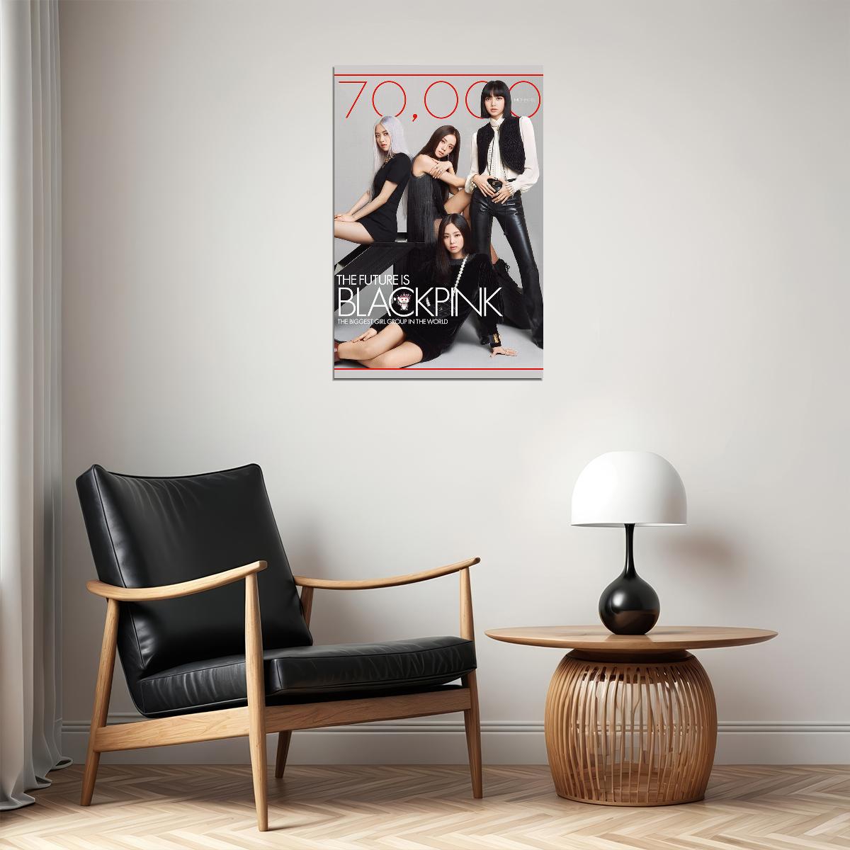 Black Pink Jennie Rose Lisa Jisoo Kpop Singer Poster Wall Art Print Home Wall Decor - xonomax