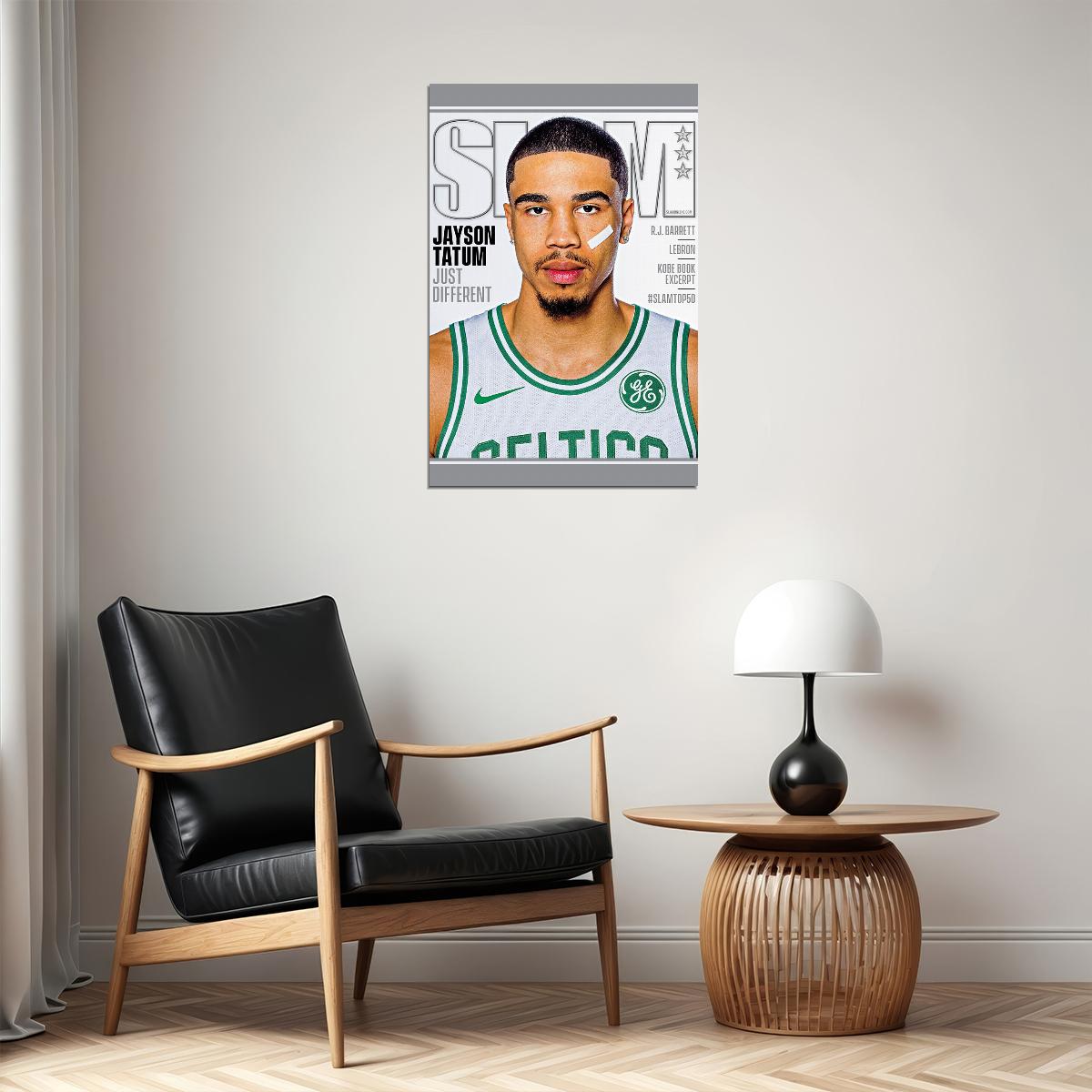 Jayson Tatum Boston Basketball Star Poster Wall Art Print Home Wall Decor