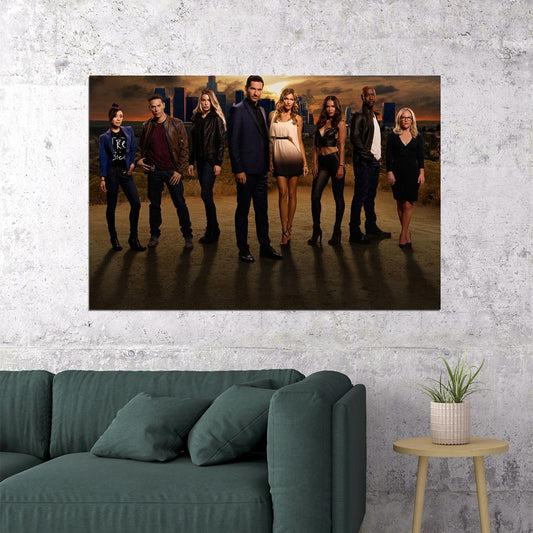 Lucifer Tom Ellis Fallen Angel Usa Tv Show Poster Wall Art Print Home Wall Decor - xonomax