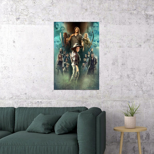 The Walking Dead Twd Season 10 Tv Series Poster Wall Art Print Home Wall Decor - xonomax