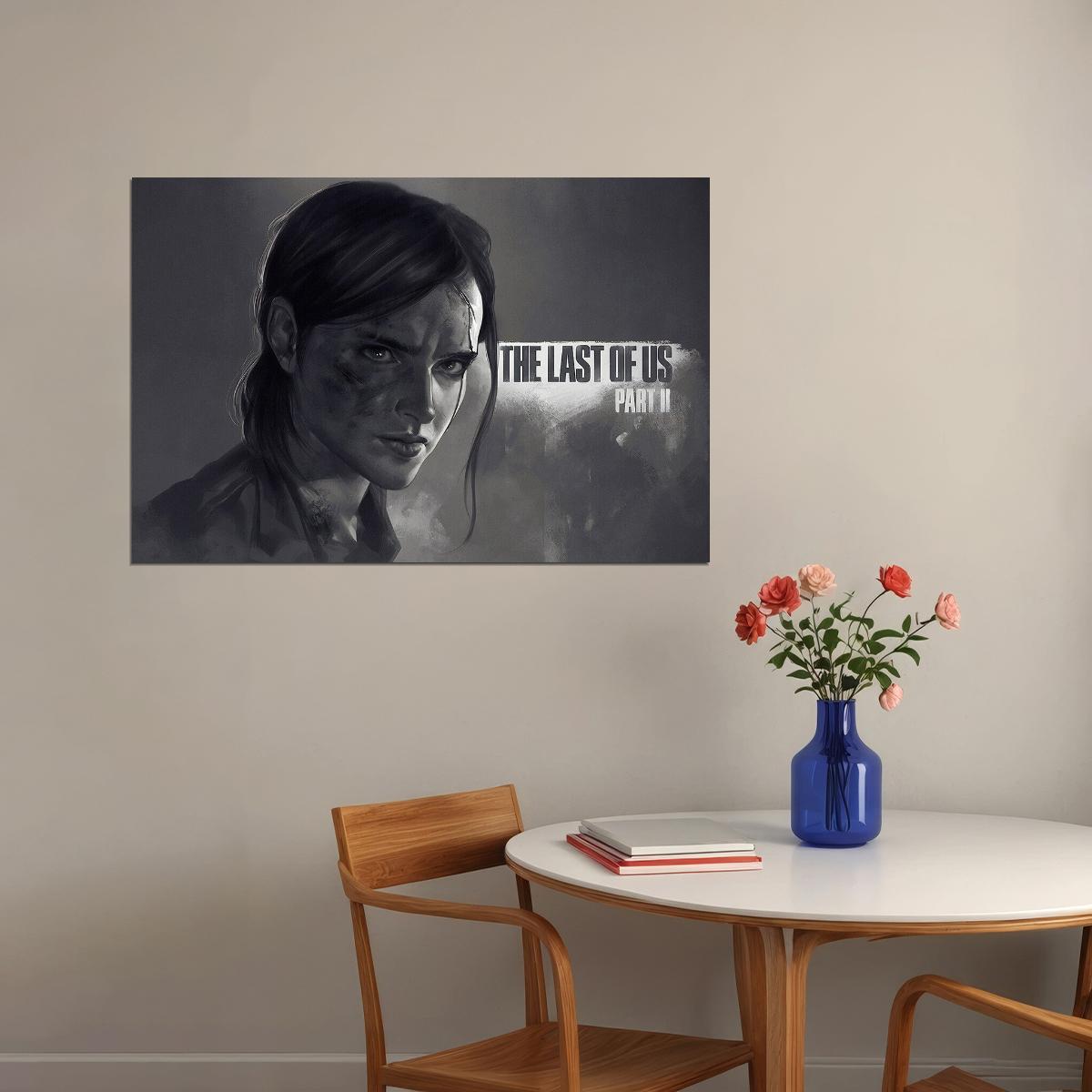 The Last Of Us 2 Part Ii Ellie Zombie Game Poster Wall Art Print Home Wall Decor - xonomax