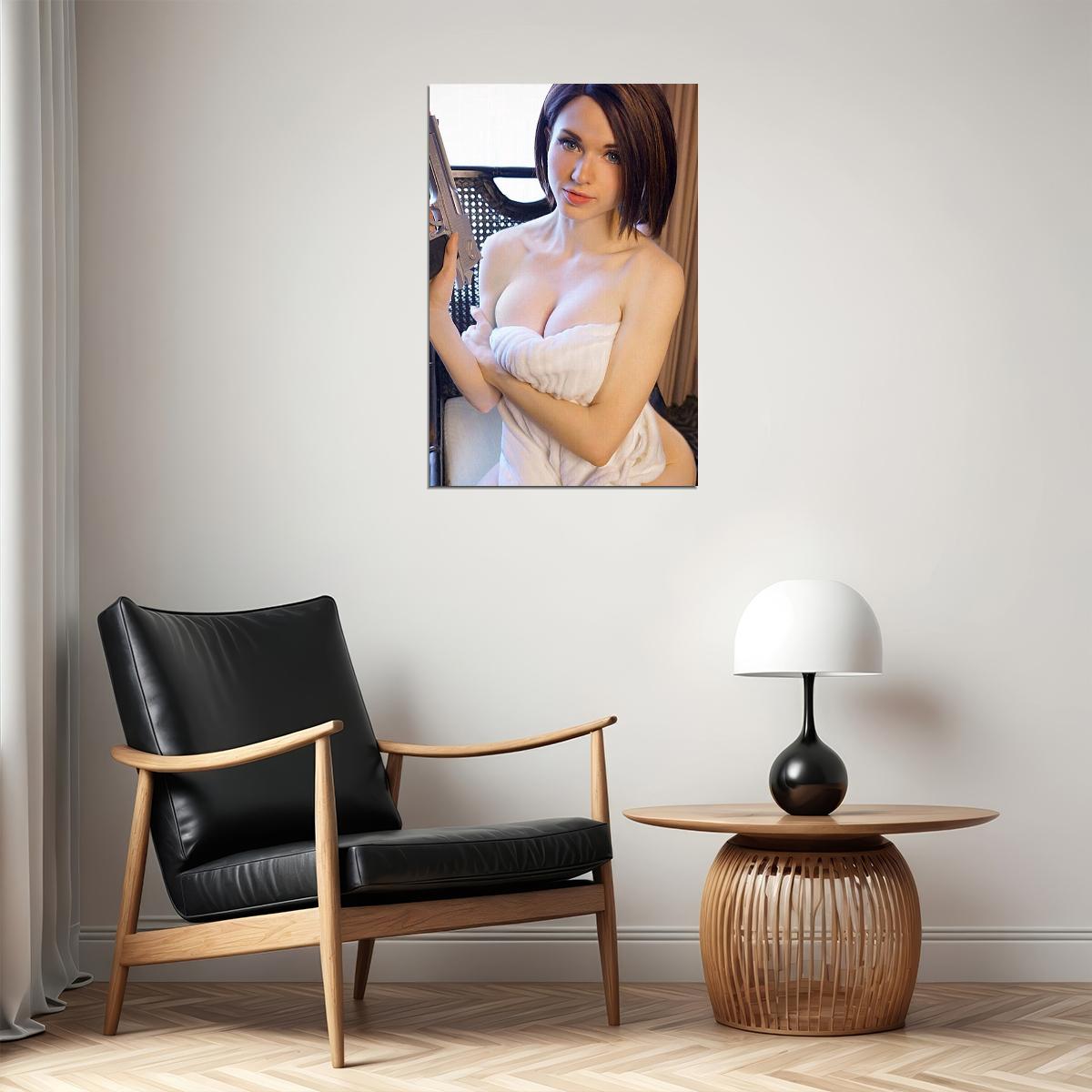 Resident Evil Gill Valentine Biohazard Game Poster Wall Art Print Home Wall Decor