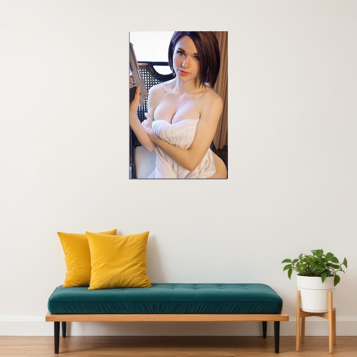 Resident Evil Gill Valentine Biohazard Game Poster Wall Art Print Home Wall Decor