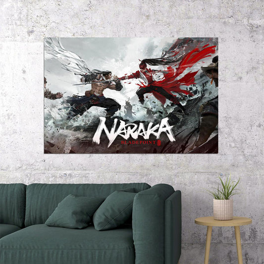 Naraka Bladepoint Japan Samurai Fight Game Poster Wall Art Print Home Wall Decor - xonomax