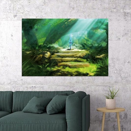 The Legend Of Zelda Breath Of The Wild Game Poster Wall Art Print Home Wall Decor - xonomax