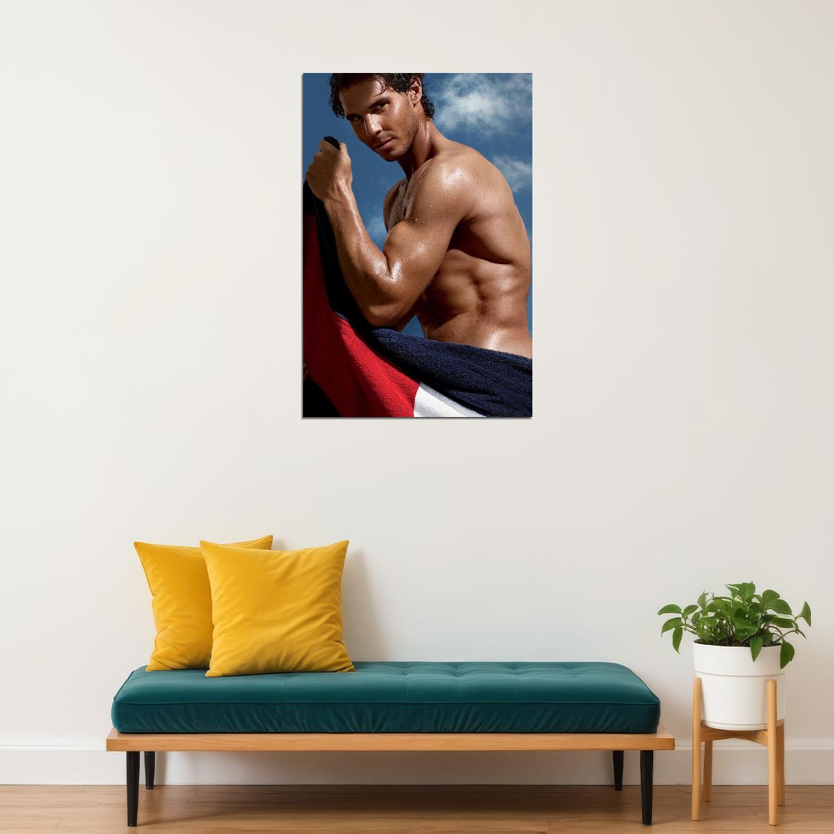 Rafael Nadal Top Tennis Player Sports Poster Wall Art Print Home Wall Decor - xonomax